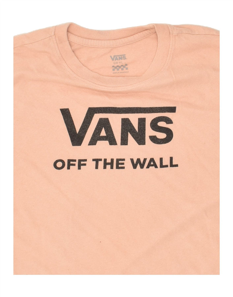 VANS Mens Graphic T-Shirt Top Small Orange | Vintage Vans | Thrift | Second-Hand Vans | Used Clothing | Messina Hembry 