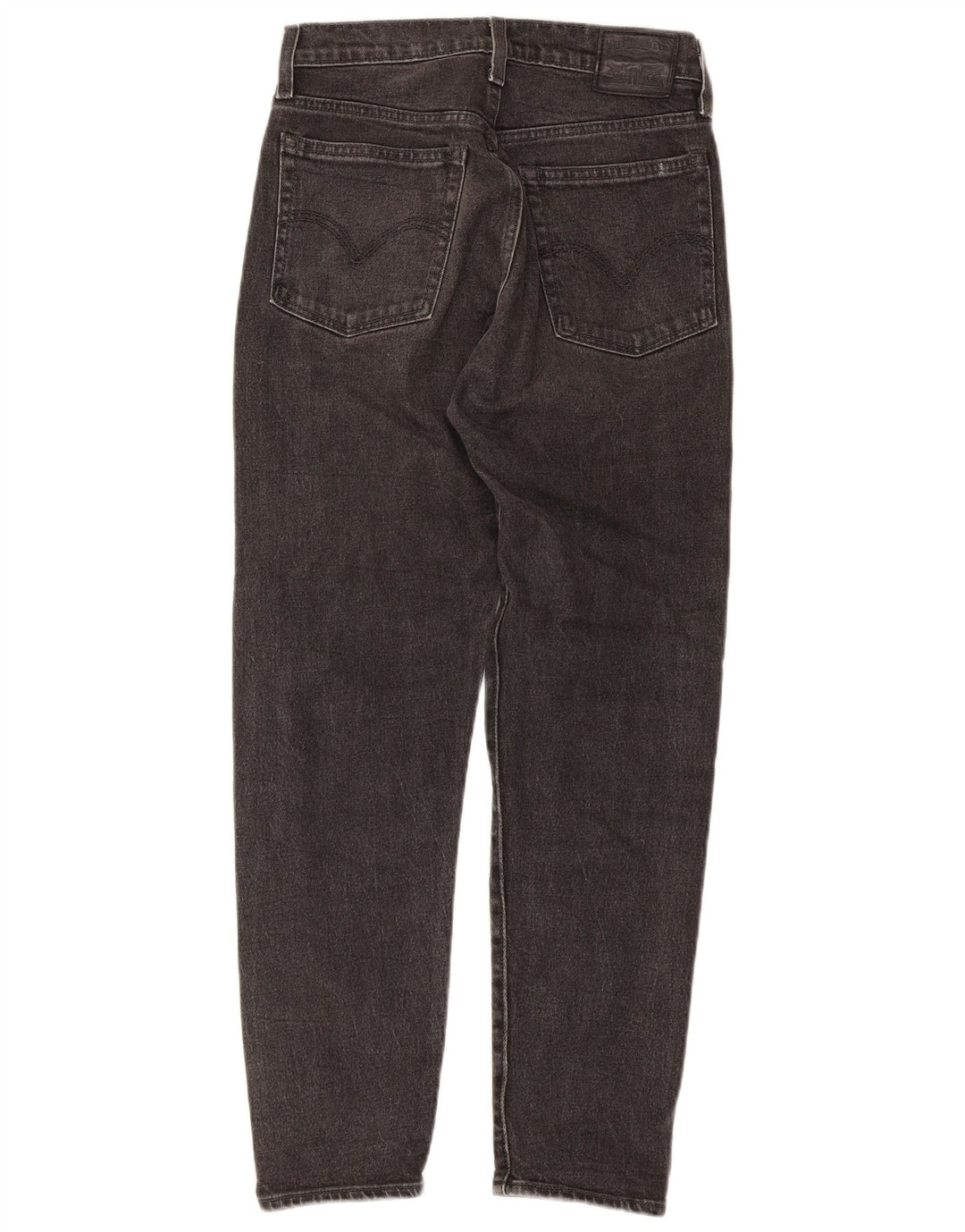 Levi's Womens Tapered Jeans W26 L27 Black Cotton