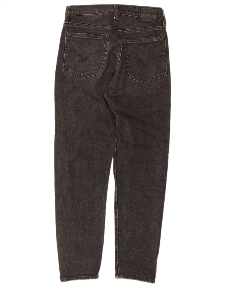 Levi's Womens Tapered Jeans W26 L27 Black Cotton