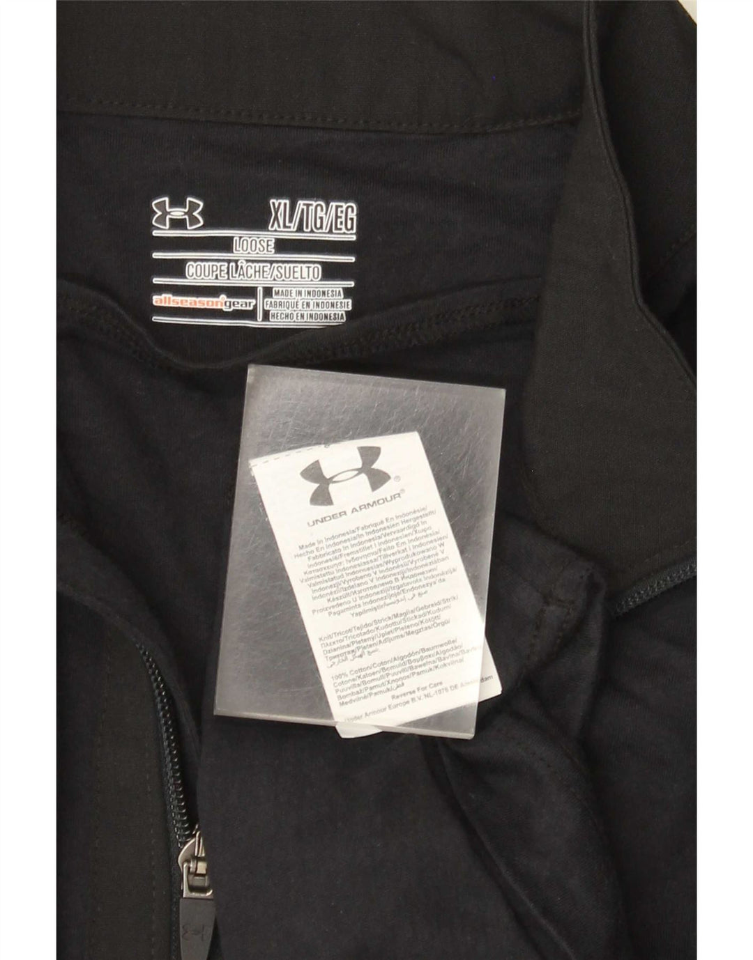 UNDER ARMOUR Mens Allseason Gear Pullover Tracksuit Top XL Black