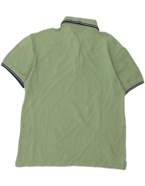 Fred Perry Mens Polo Shirt Medium Green Cotton