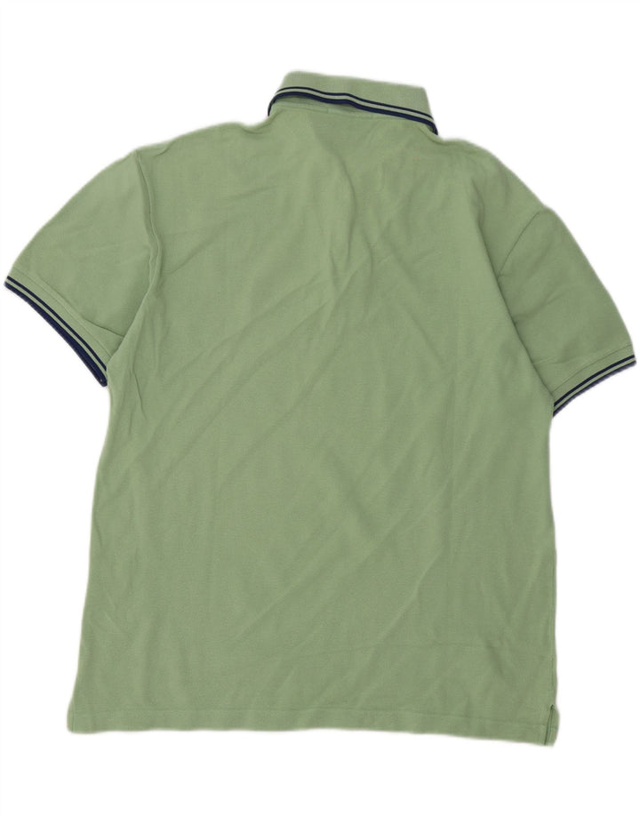 Fred Perry Mens Polo Shirt Medium Green Cotton