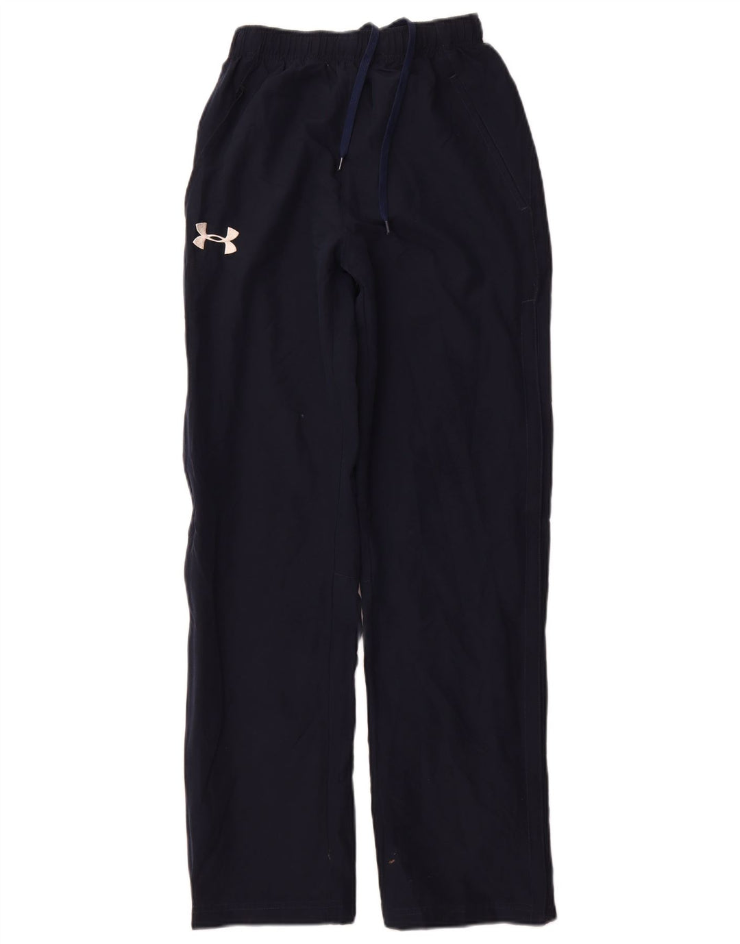 Under Armour Mens Tracksuit Trousers XS  Navy Blue Polyester
