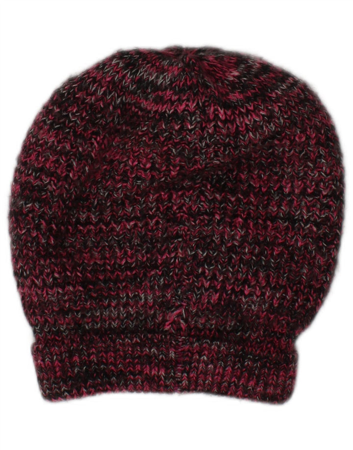 SUPERDRY Womens Knit Beanie Hat One Size Multicoloured Flecked Winter
