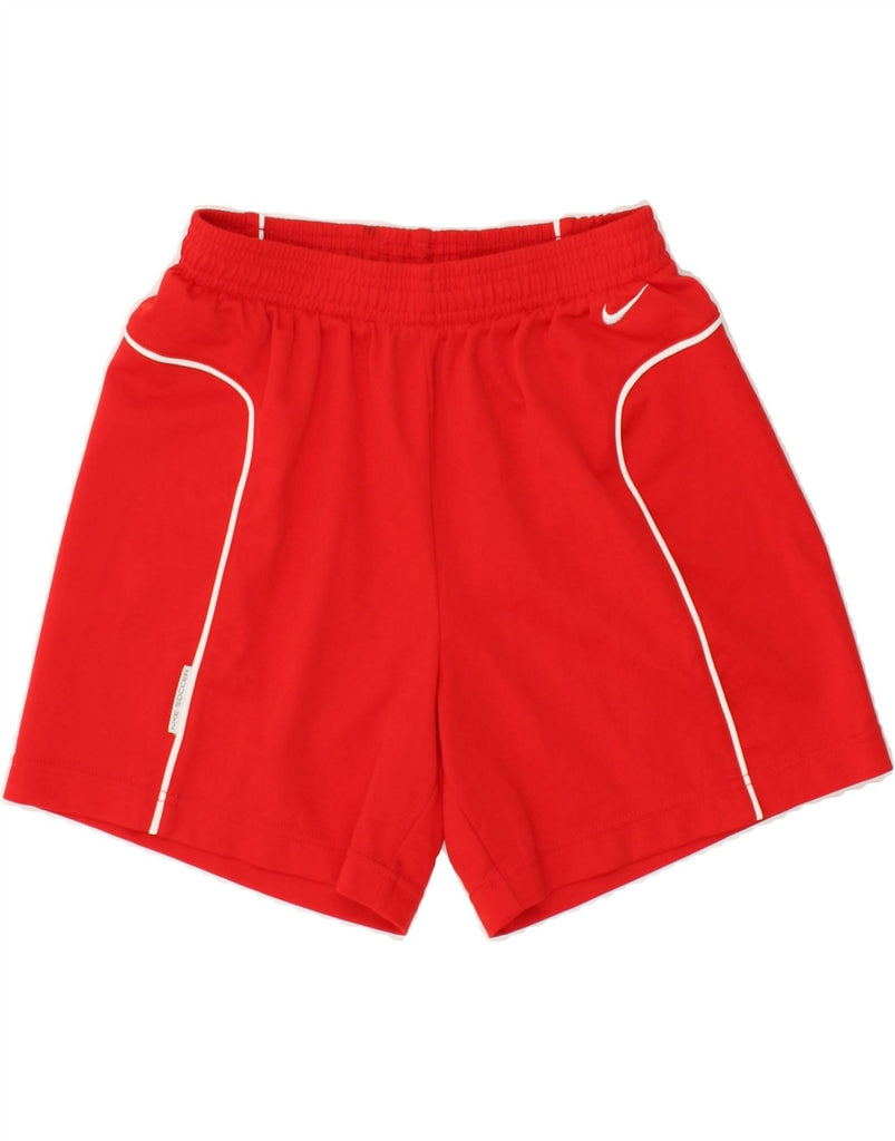 NIKE Boys Sport Shorts 11-12 Years Medium Red Polyester | Vintage Nike | Thrift | Second-Hand Nike | Used Clothing | Messina Hembry 