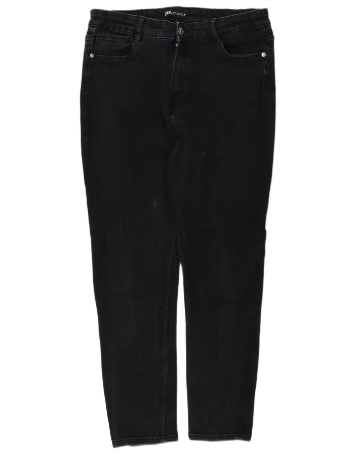 Zara Womens Slim Jeans EU 44 XL W34 L26 Black