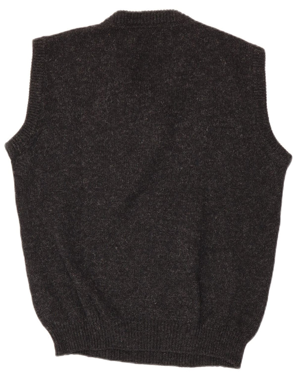 Sport Ice Mens Iceberg Vest Tank Top Medium Grey Flecked Virgin Wool