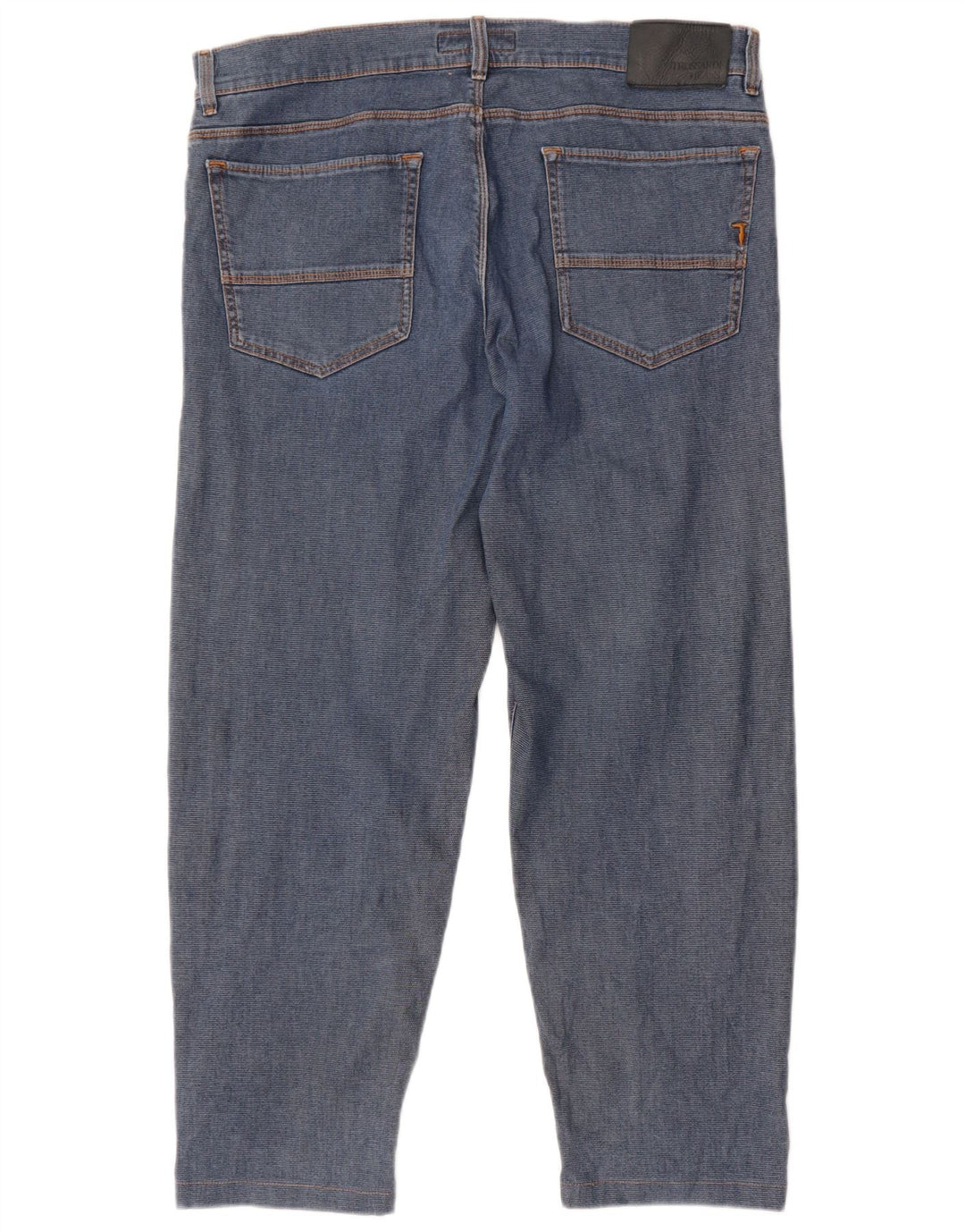 Trussardi Mens Straight Jeans IT 52 XL W38 L28 Blue