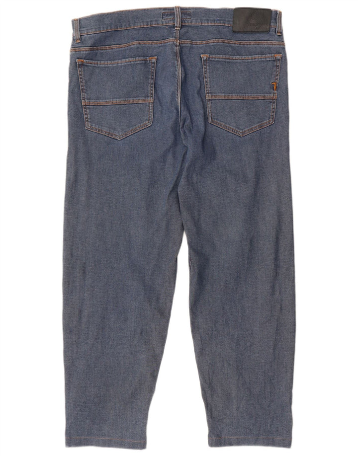 Trussardi Mens Straight Jeans IT 52 XL W38 L28 Blue