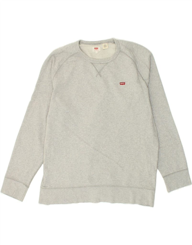 LEVI'S Mens Sweatshirt Jumper Large Grey Cotton Vintage Levi's and Second-Hand Levi's from Messina Hembry 