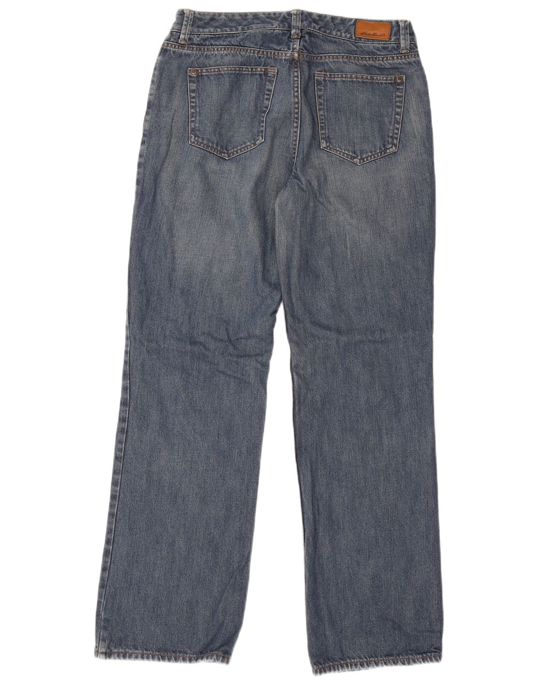 EDDIE BAUER Womens Straight Jeans US 6 Medium W30 L30 Blue Cotton