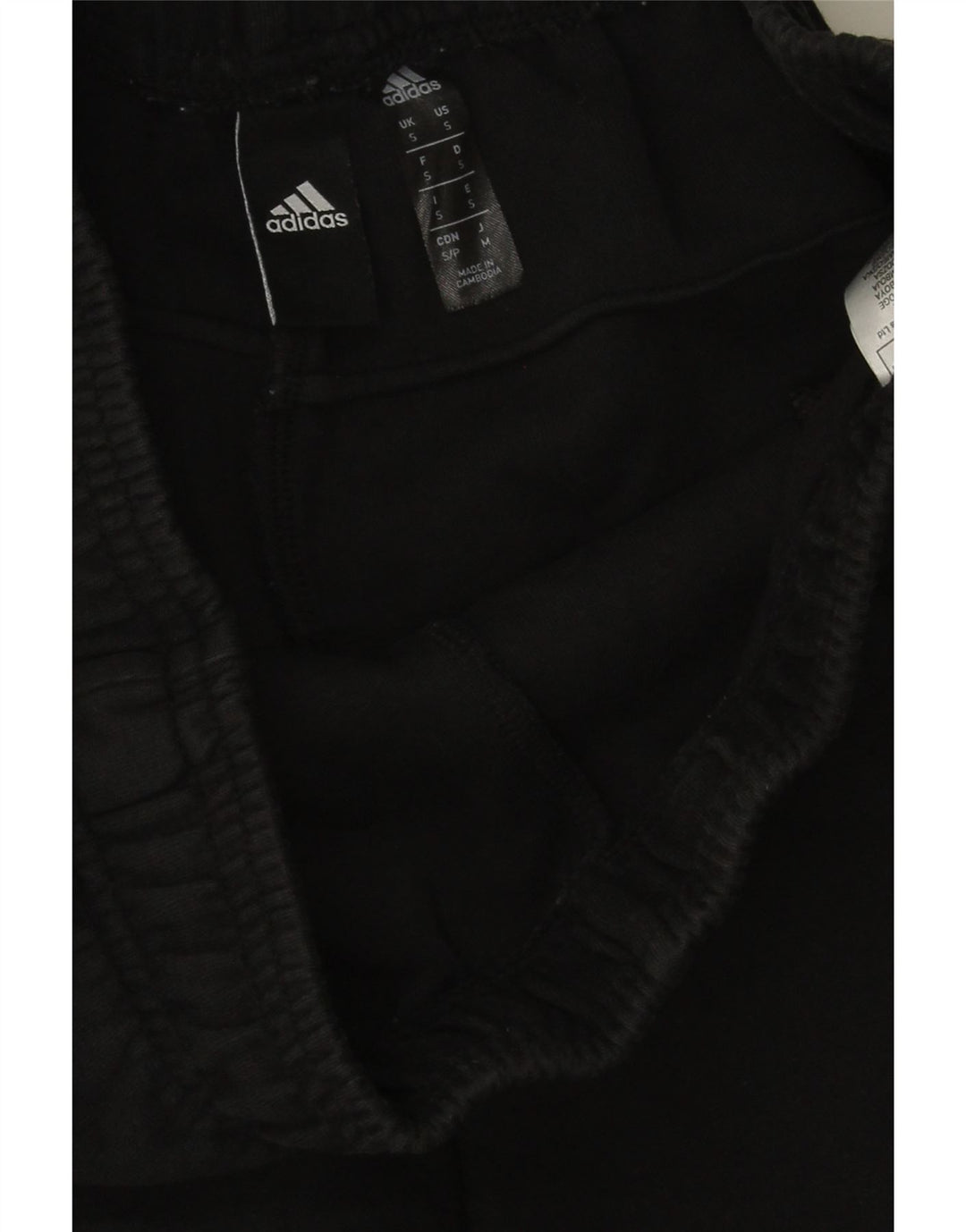Adidas Mens Tracksuit Trousers Small Black Cotton