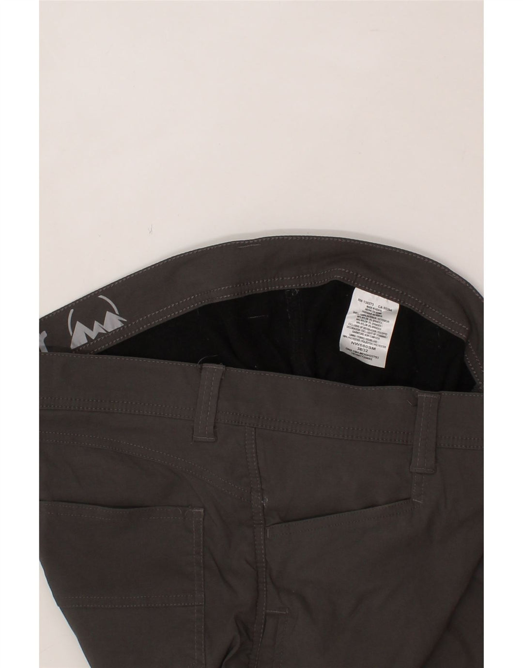 WRANGLER Mens Slim Casual Trousers W38 L32 Grey Nylon Vintage Wrangler and Second-Hand Wrangler from Messina Hembry 