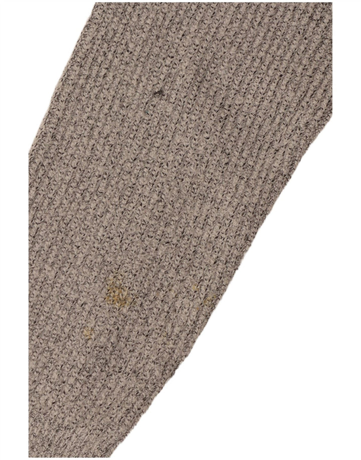 Marks & Spencer Mens Boat Neck Jumper Sweater Medium Grey Flecked Polyamide
