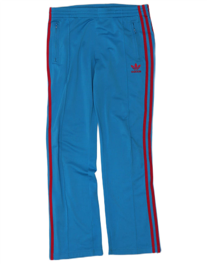 Adidas Womens Tracksuit Trousers EU 34 XS  Blue Polyester