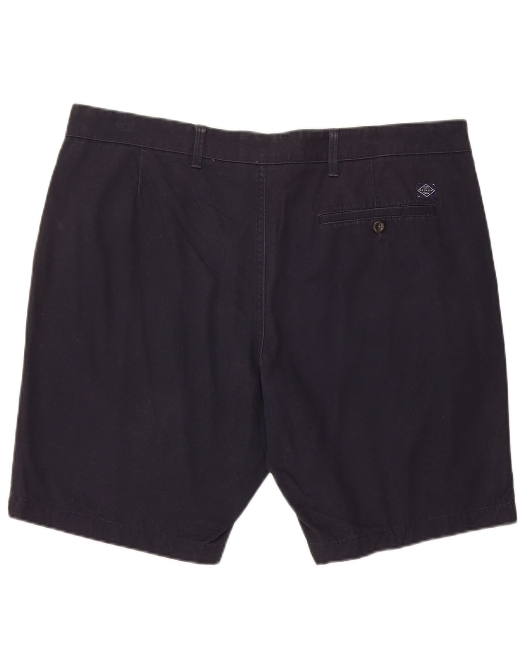 Marks & Spencer Mens Chino Shorts W38 XL Navy Blue Cotton