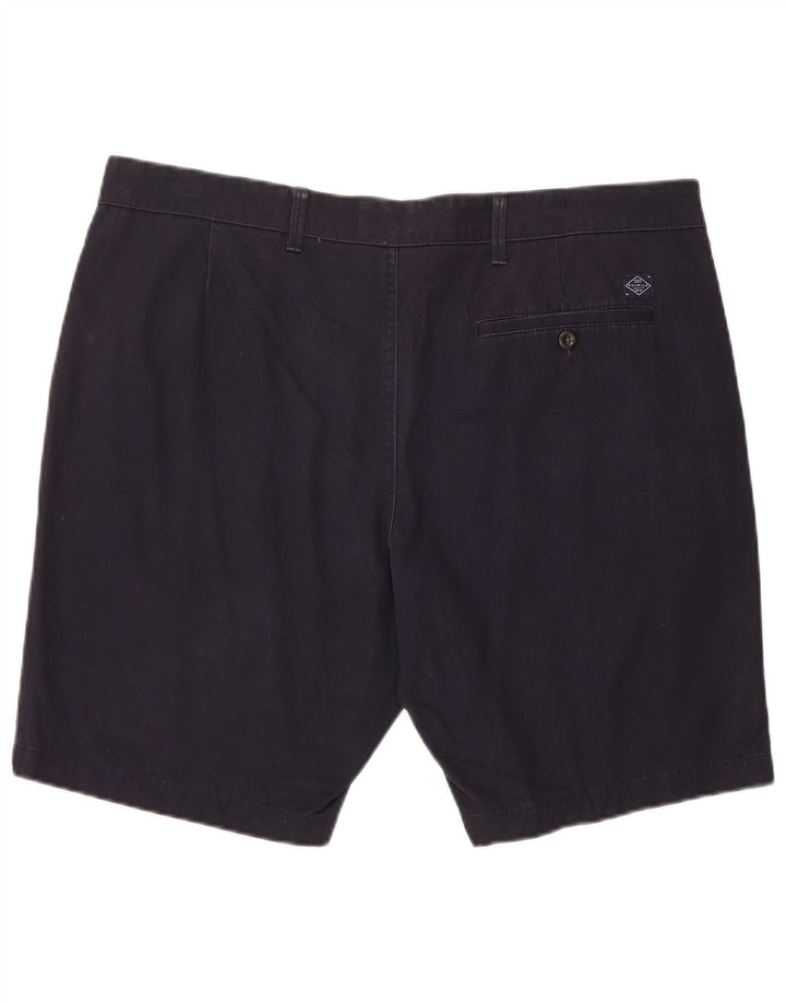 Marks & Spencer Mens Chino Shorts W38 XL Navy Blue Cotton