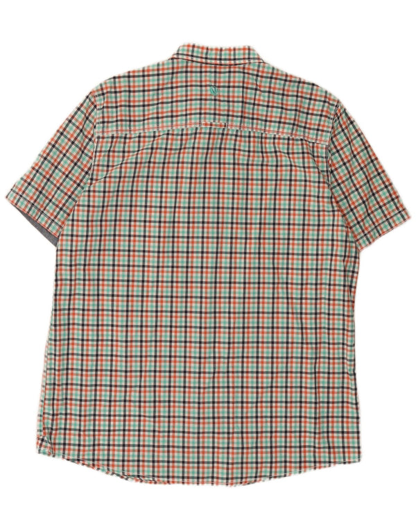 Fat Face Mens Short Sleeve Classic Fit Shirt Large Multicoloured Gingham
