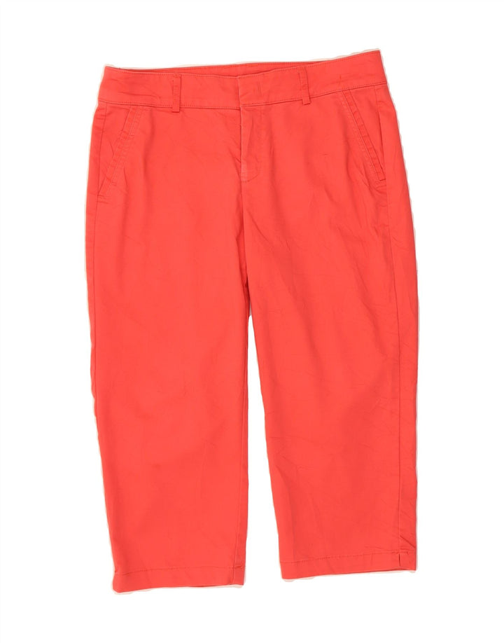 DOCKERS Womens Straight Capri Trousers US 8 Medium W32 L20 Red Cotton Vintage Dockers and Second-Hand Dockers from Messina Hembry 