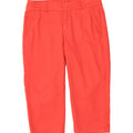 DOCKERS Womens Straight Capri Trousers US 8 Medium W32 L20 Red Cotton Vintage Dockers and Second-Hand Dockers from Messina Hembry 