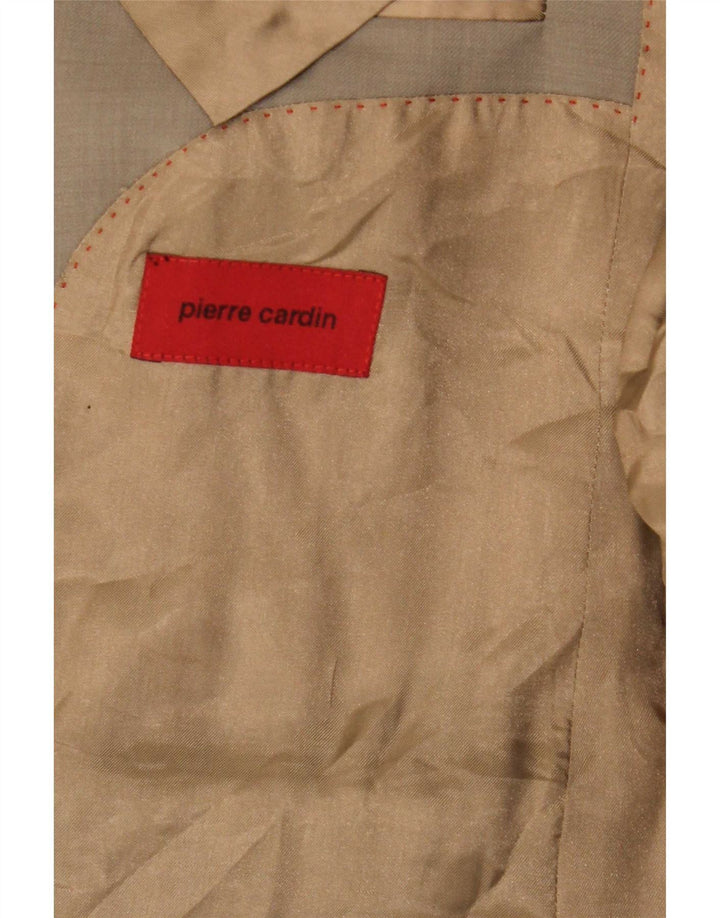 Pierre Cardin Mens 3 Button Blazer Jacket UK 40 Large Beige