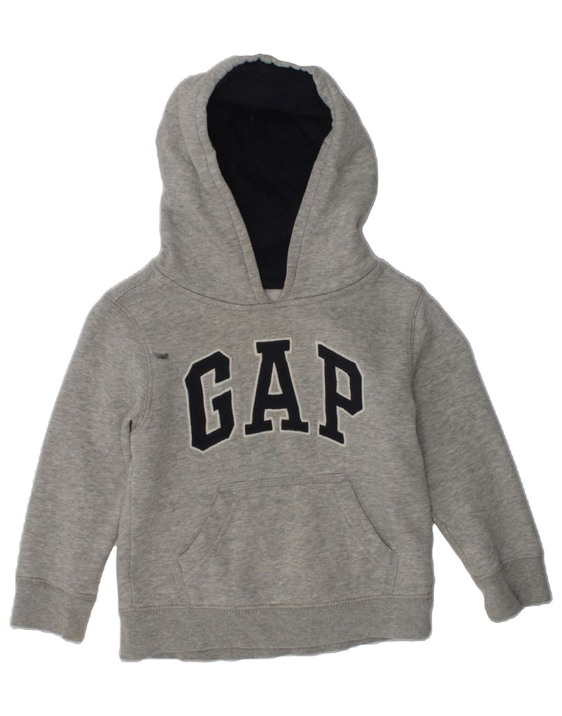 GAP Boys Graphic Hoodie Jumper 2-3 Years Grey Cotton | Vintage Gap | Thrift | Second-Hand Gap | Used Clothing | Messina Hembry 