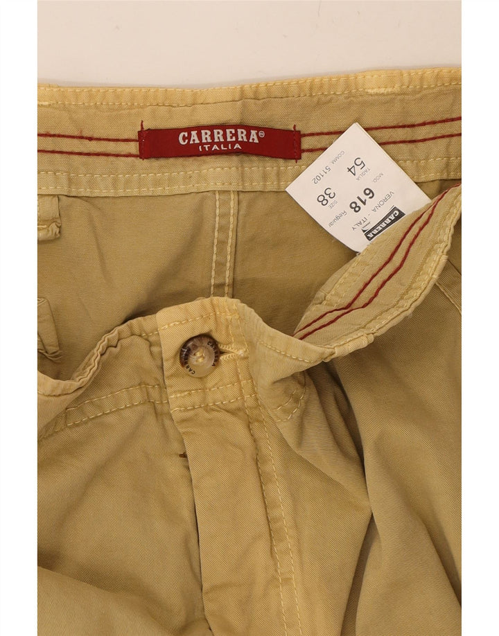 CARRERA Mens 618 Cargo Shorts  W38 XL Beige Cotton Vintage Carrera and Second-Hand Carrera from Messina Hembry 
