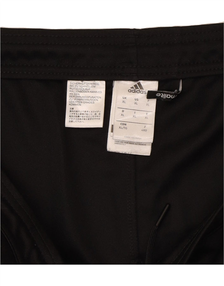 ADIDAS Mens Climalite Tracksuit Trousers XL Black Polyester Vintage Adidas and Second-Hand Adidas from Messina Hembry 