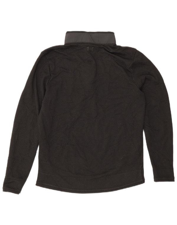 Under Armour Womens Cold Gear Pullover Tracksuit Top UK 14 Medium Black