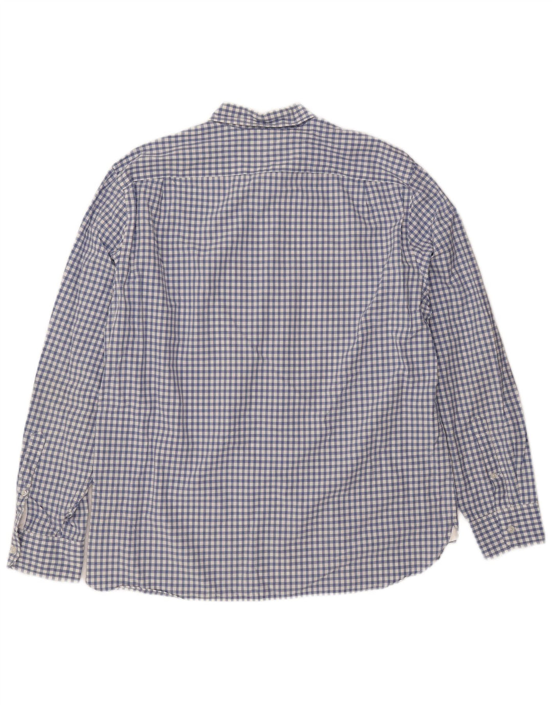 J. CREW Mens Shirt XL Blue Check Cotton