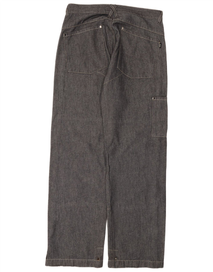 Jack & Jones Mens Straight Jeans W34 L32 Blue Cotton