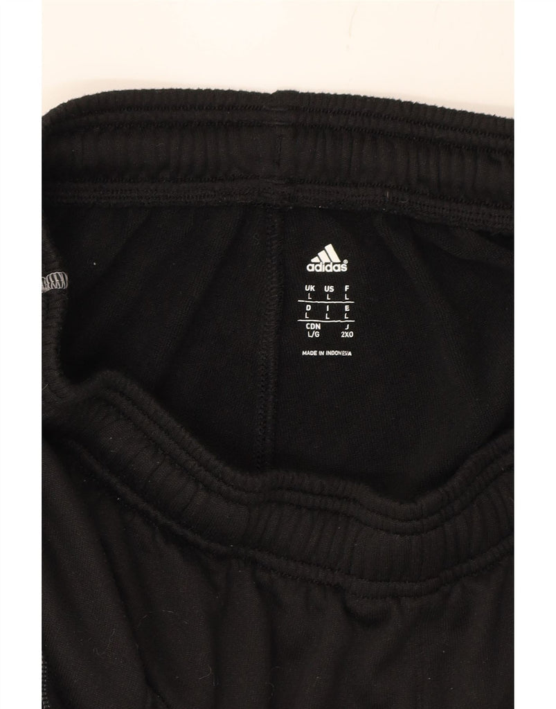 ADIDAS Mens Tracksuit Trousers Large  Black Cotton Vintage Adidas and Second-Hand Adidas from Messina Hembry 