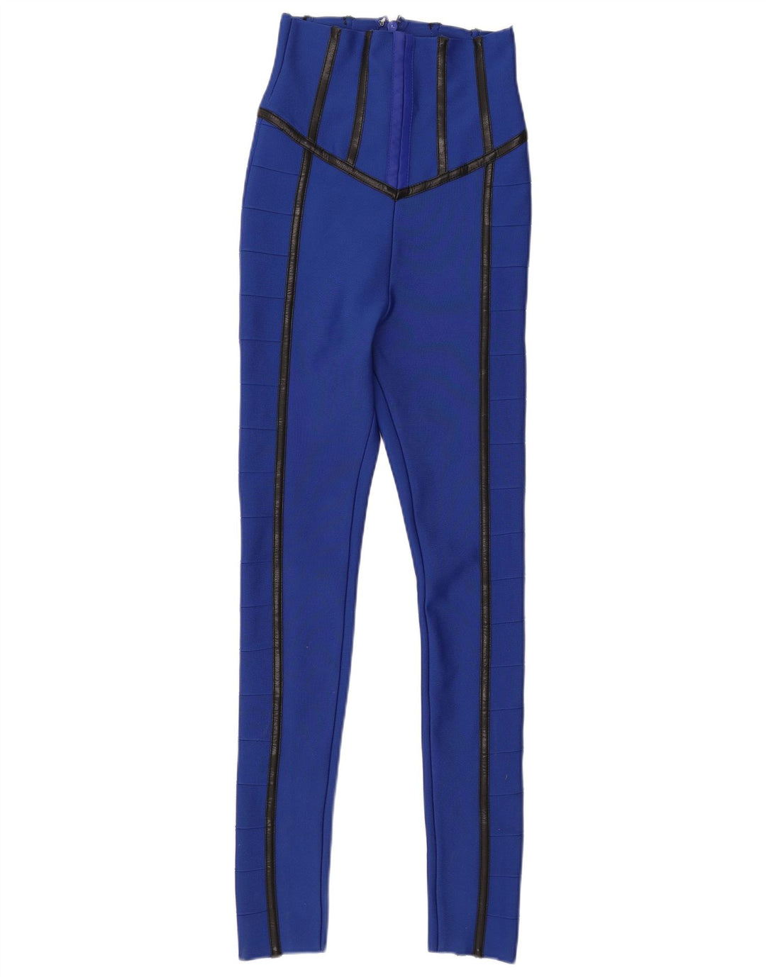 KAREN MILLEN Womens Leggings UK 6 XS  Blue Polyester