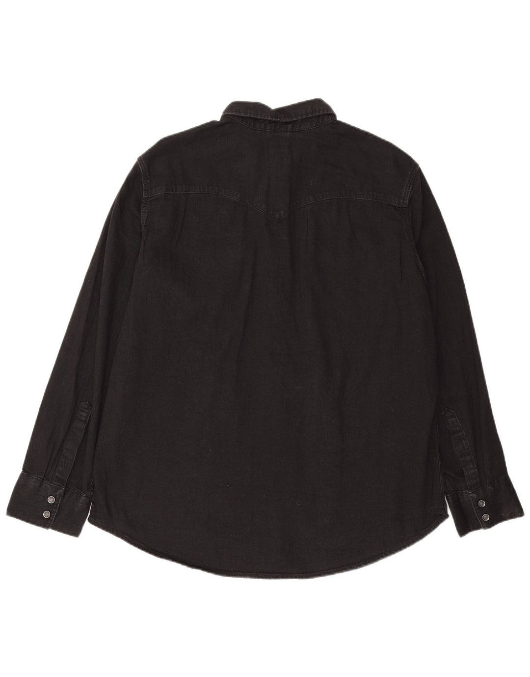 Levi's Mens Standard Denim Shirt XL Black Cotton
