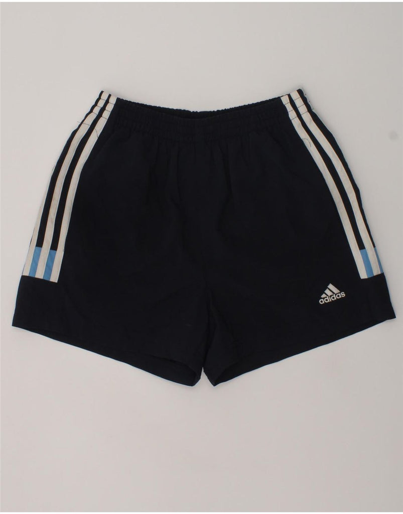 ADIDAS Boys Clima 365 Sport Shorts 9-10 Years Navy Blue Polyester | Vintage Adidas | Thrift | Second-Hand Adidas | Used Clothing | Messina Hembry 