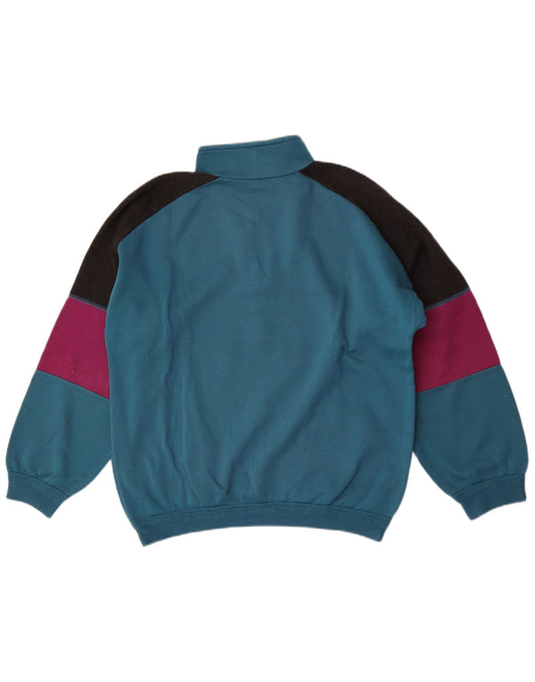 Vintage Mens Graphic Sweatshirt Jumper Large Multicoloured Colourblock