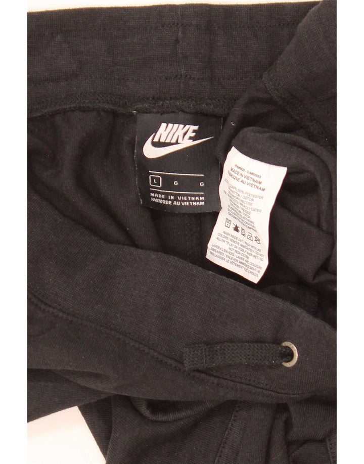 Nike Womens Sport Shorts UK 14 Large Black Polyester