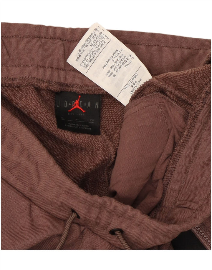Jordan Womens Tracksuit Trousers Joggers UK 8 Small Brown