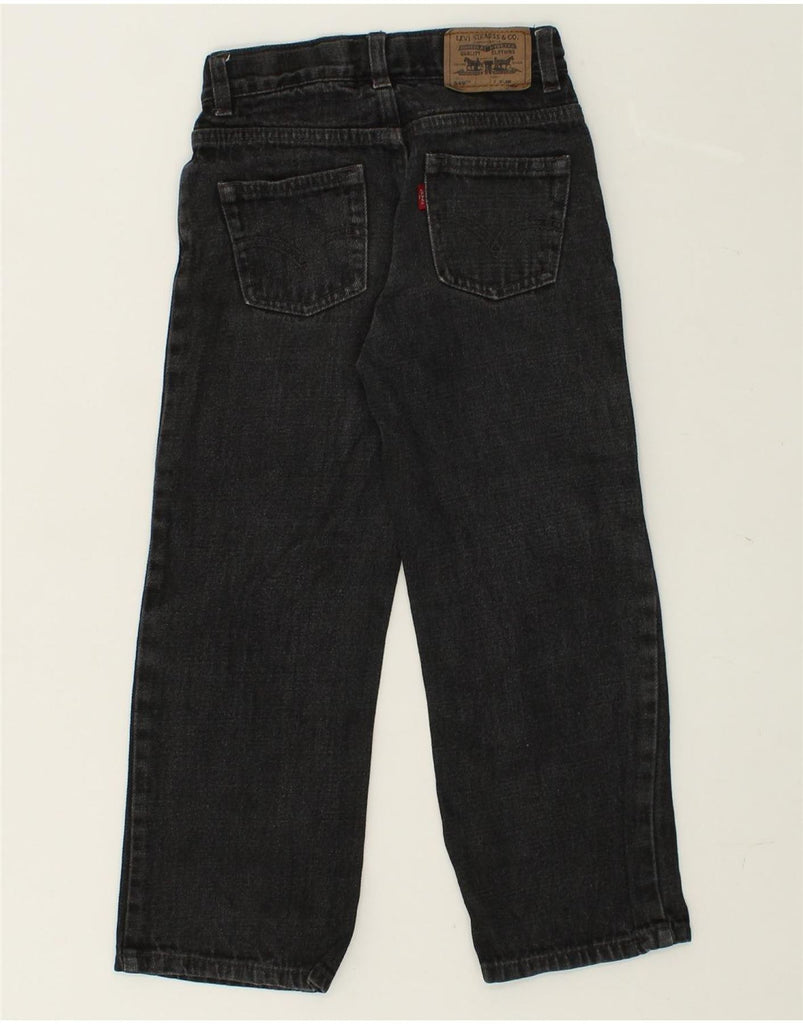 LEVI'S Boys 549 Relaxed Fit Straight Jeans 6-7 Years W22 L20 Black Cotton | Vintage Levi's | Thrift | Second-Hand Levi's | Used Clothing | Messina Hembry 