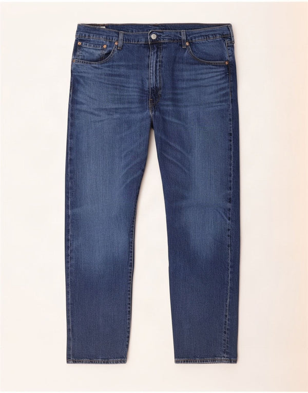 Levi's Mens 502 Tapered Jeans W44 L27 Blue Cotton