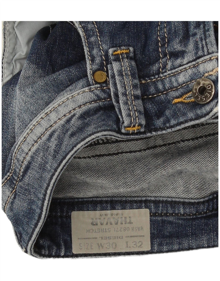 Diesel Womens Thavar Slim Skinny Jeans W30 L32 Blue