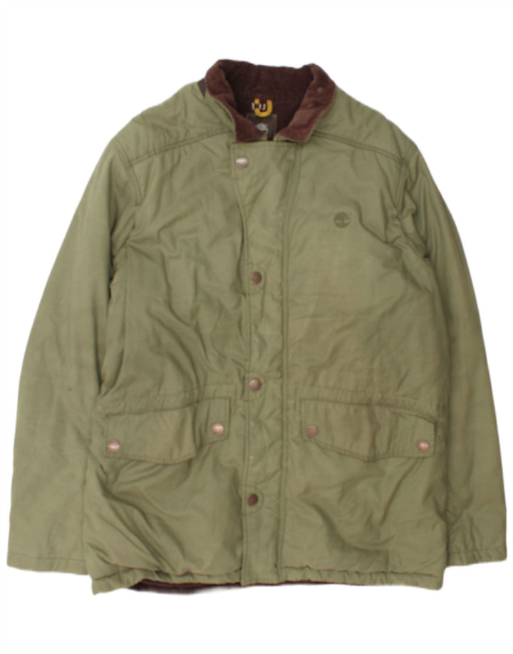 Timberland Mens Windbreaker Jacket UK 42 XL Green