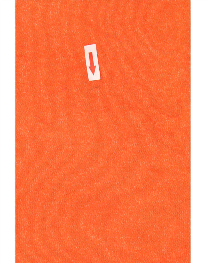 Marks & Spencer Womens Oversized T-Shirt Top UK 10 Small Orange Polyester