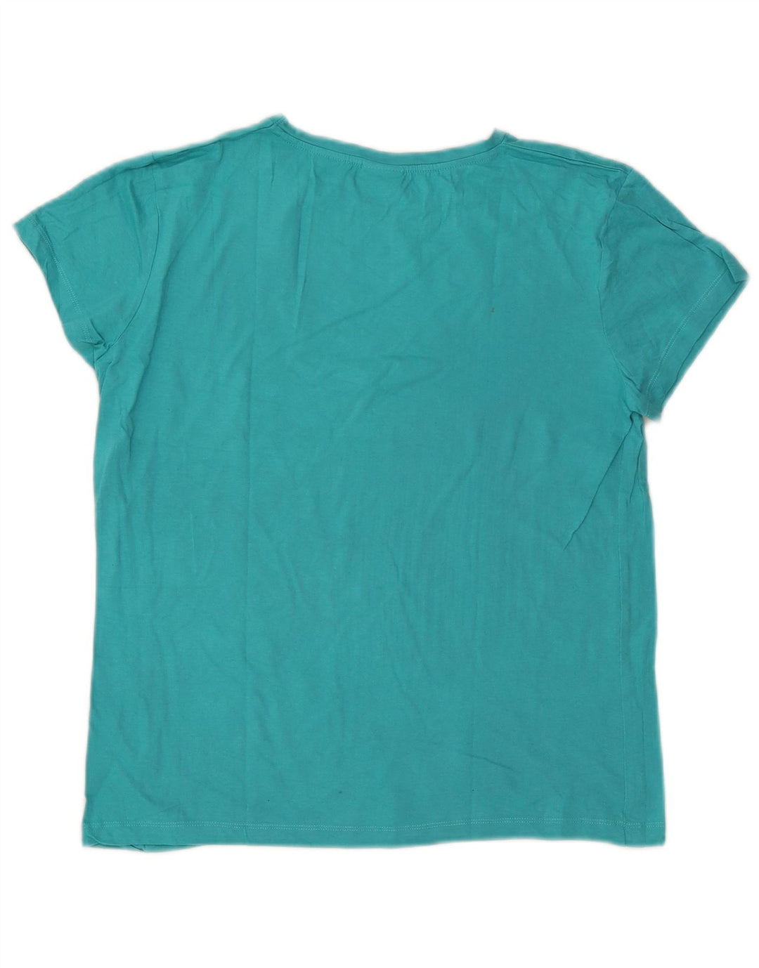Lotto Womens T-Shirt Top UK 14 Medium Blue Cotton