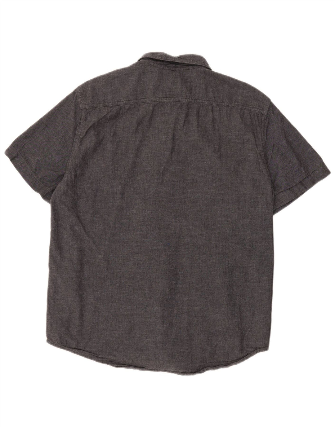 LEVI'S Mens Short Sleeve Standard Fit Shirt Large Grey Cotton