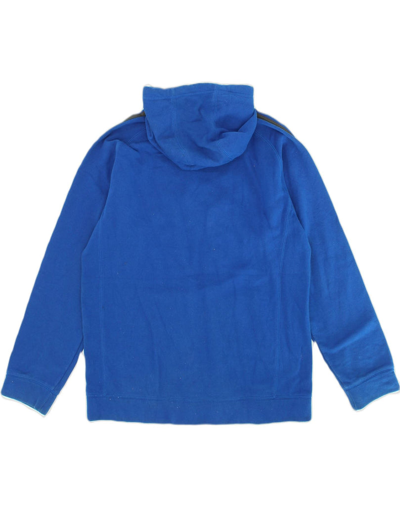 ADIDAS Mens Hoodie Jumper Medium Blue Cotton | Vintage Adidas | Thrift | Second-Hand Adidas | Used Clothing | Messina Hembry 