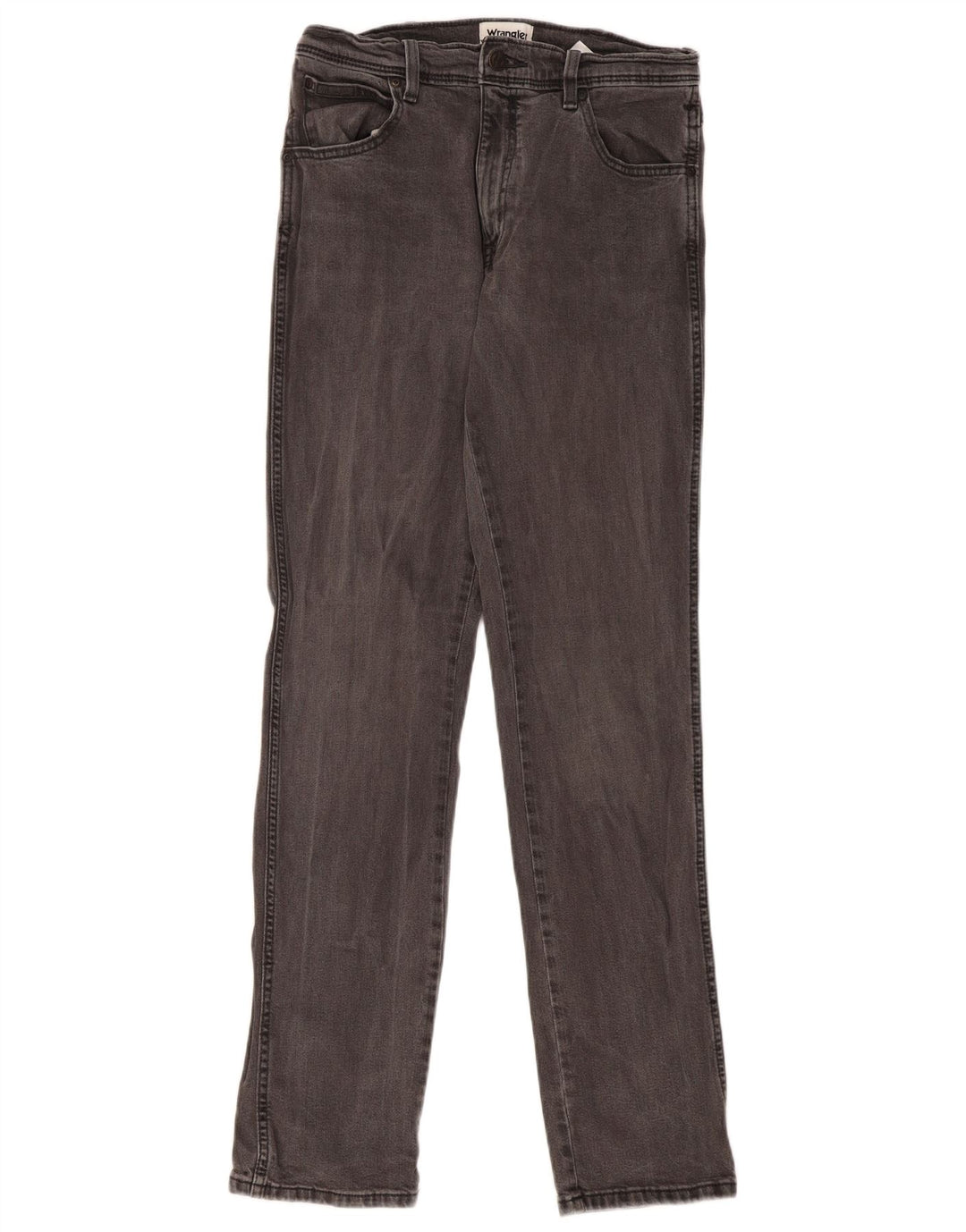 Wrangler Mens Texas Slim Jeans W32 L34 Grey Cotton