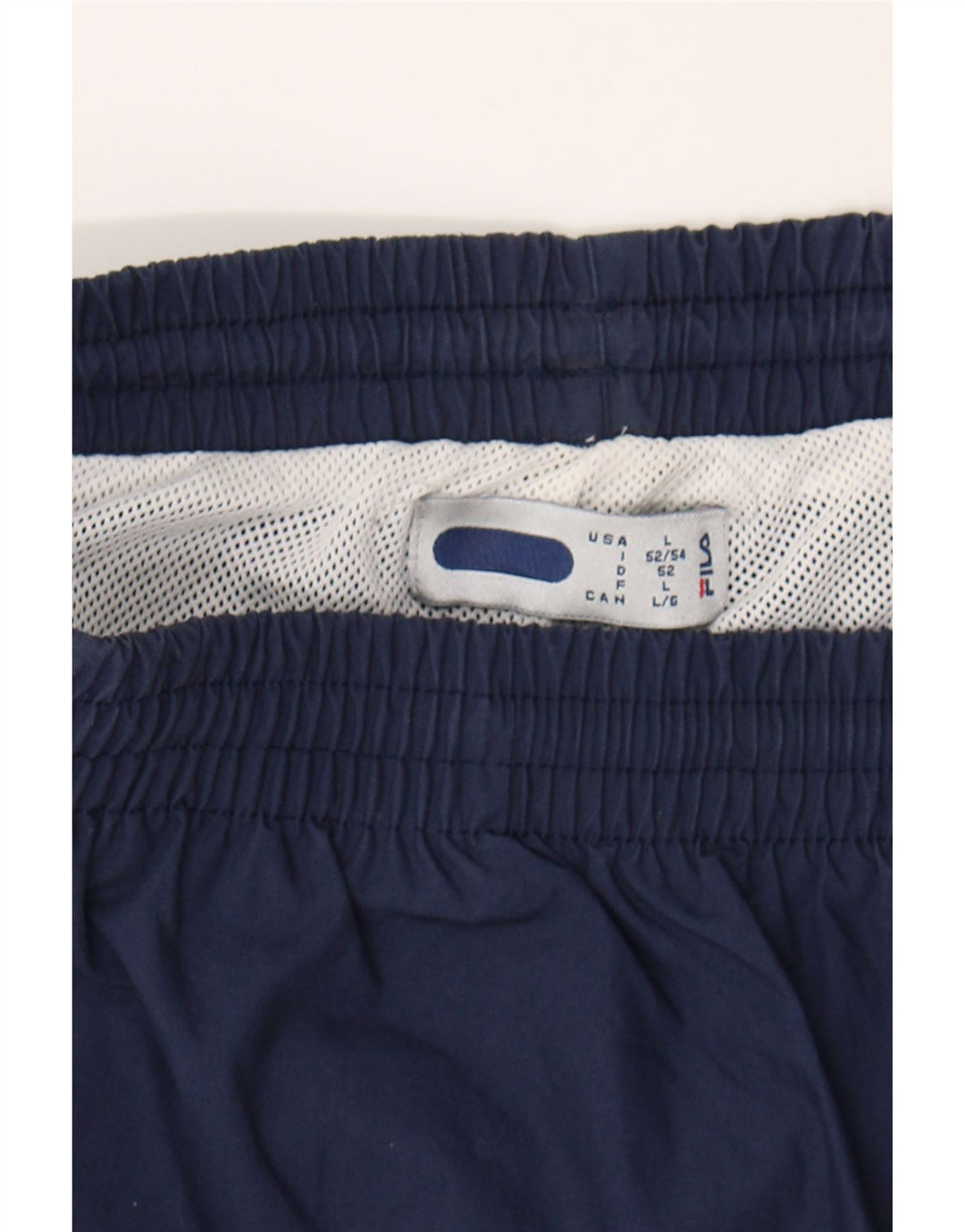 FILA Mens Tracksuit Trousers Medium  Navy Blue Polyester Vintage Fila and Second-Hand Fila from Messina Hembry 