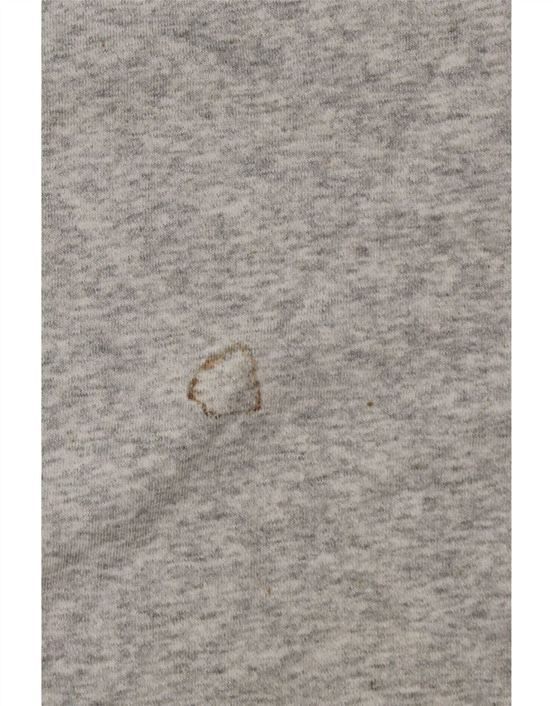 NIKE Womens Oversized Sweatshirt Jumper UK 14 Medium Grey Flecked Cotton Vintage Nike and Second-Hand Nike from Messina Hembry 