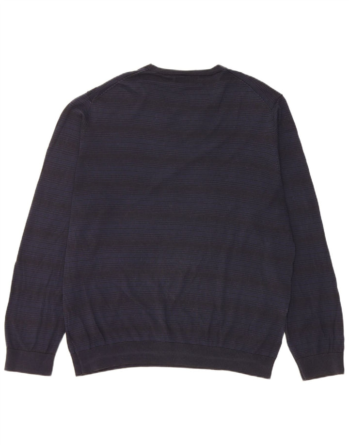 Marks & Spencer Mens Autograph Crew Neck Jumper Sweater Large Navy Blue